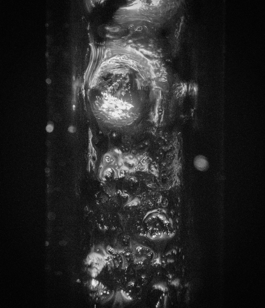 Melik Ohanian. Under shadows : Portrait of Duration — Cesium Series T0562 2015 Photographie noir et blanc (détail)Courtesy de l’artiste et Galerie Chantal Crousel, Paris © Melik Ohanian / ADAGP  